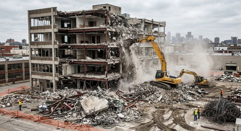 Warehouse Demolition in Sacramento, CA
