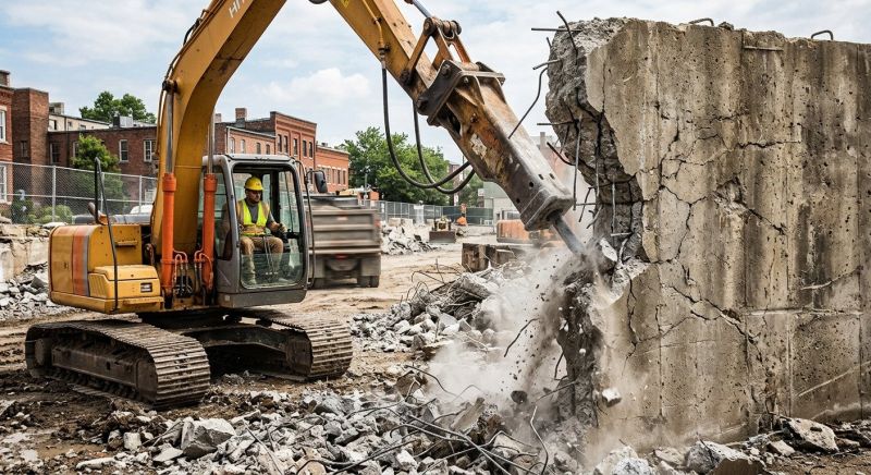 Block Wall Demolition in Bergen County, NJ