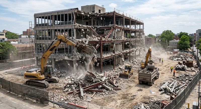 Commercial Property Demolition in Katy, TX