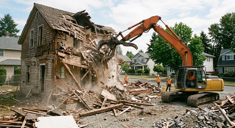 House Wrecking in South Houston, TX