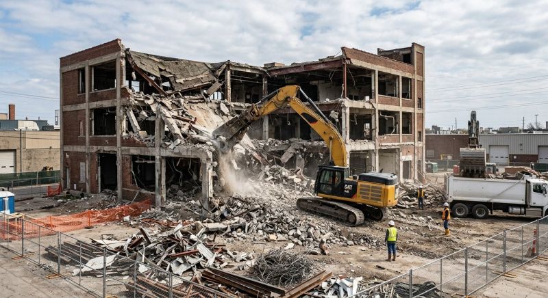Industrial Demolition in Sacramento, CA
