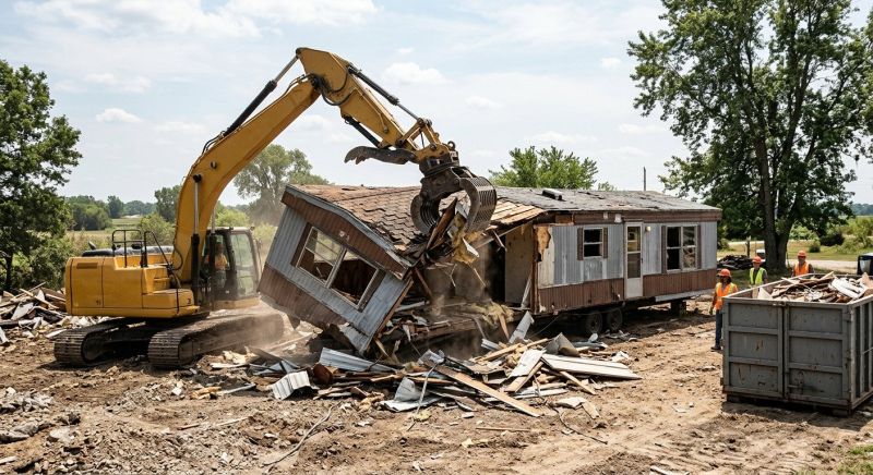 Mobile Home Demolition in Sacramento, CA