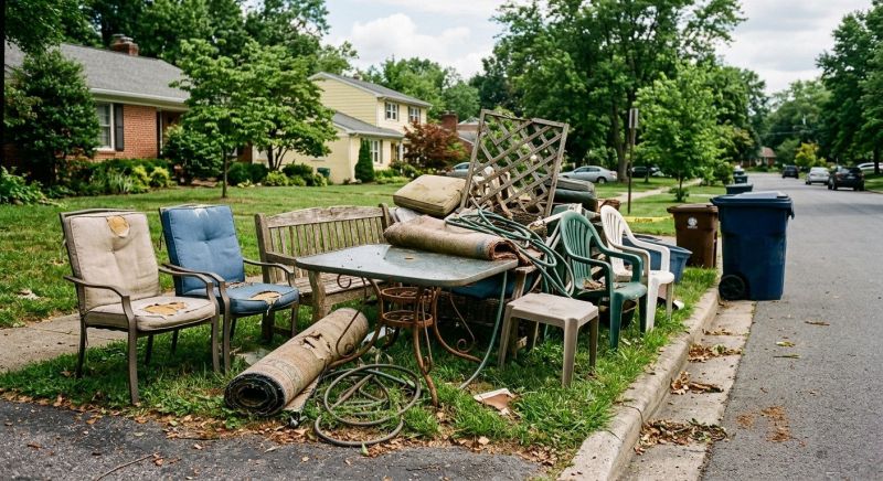 Outdoor Furniture Disposal in Sacramento, CA