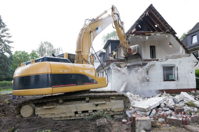 Demolition Equipment in Use